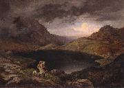 Adrian Ludwig Richter Pond in he Riesengebirge oil painting